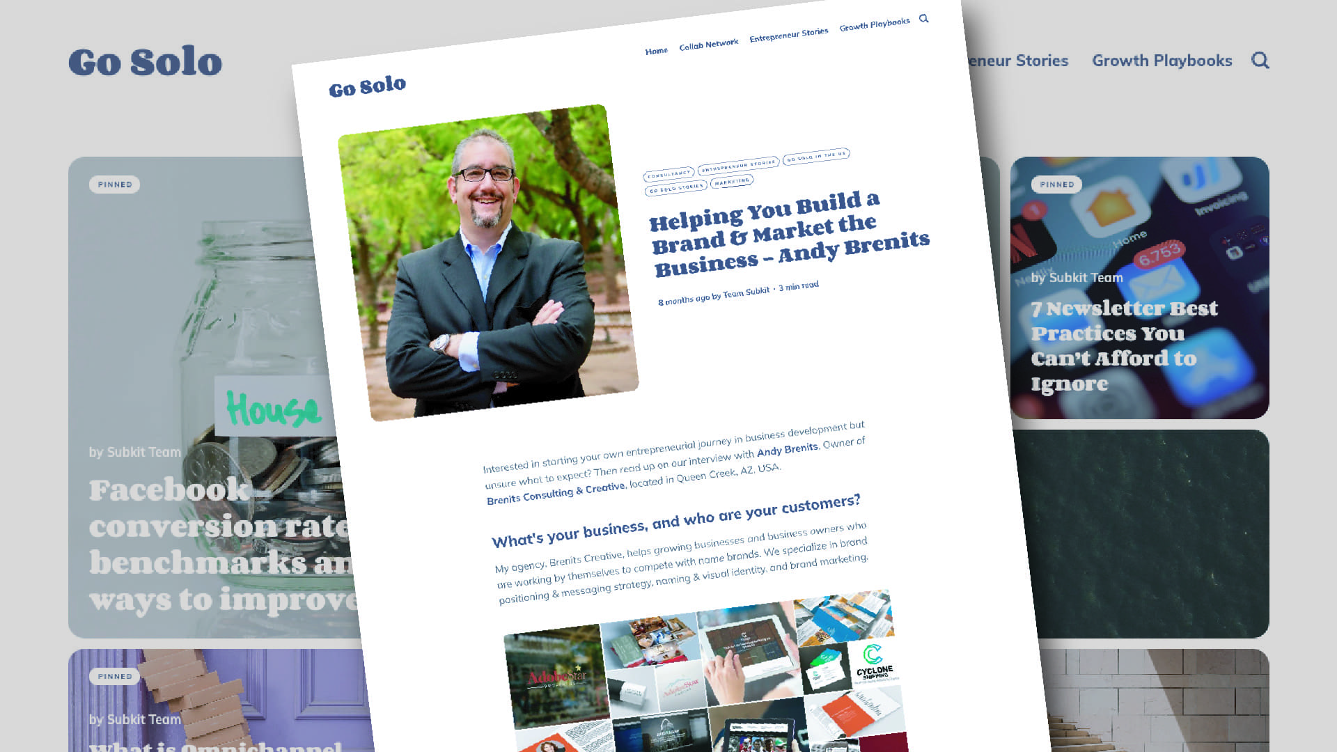 Andy Brenits Go Solo Interview.